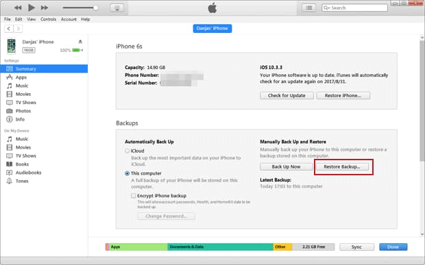 recover lost data from iPad Air 5