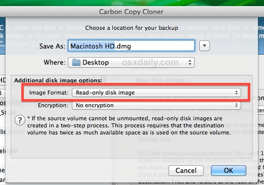 Ho to Create A Disk Image Backup on Mac