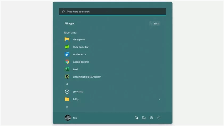 customize the Windows 11 Start menu