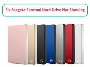 fix Seagate external hard drive not showing up issue