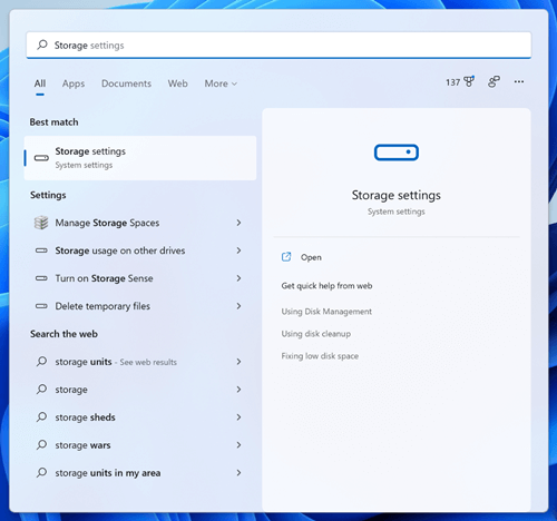 free up disk space Windows 11