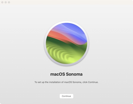 clean install macOS Sonoma