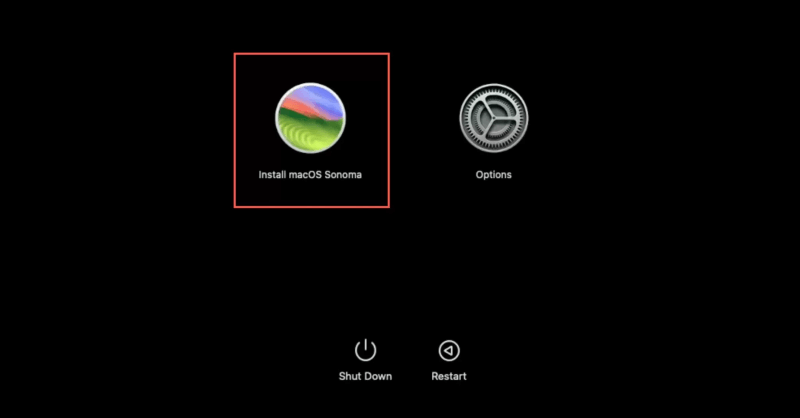 clean install macOS Sonoma