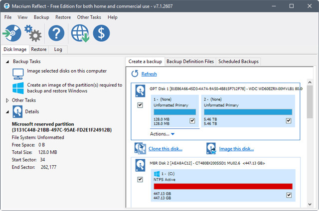 Reflect Disk Clone Software Alternatives