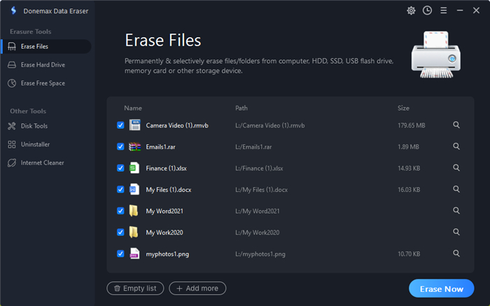 Donemax Data Eraser
