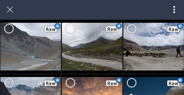 recover raw image files
