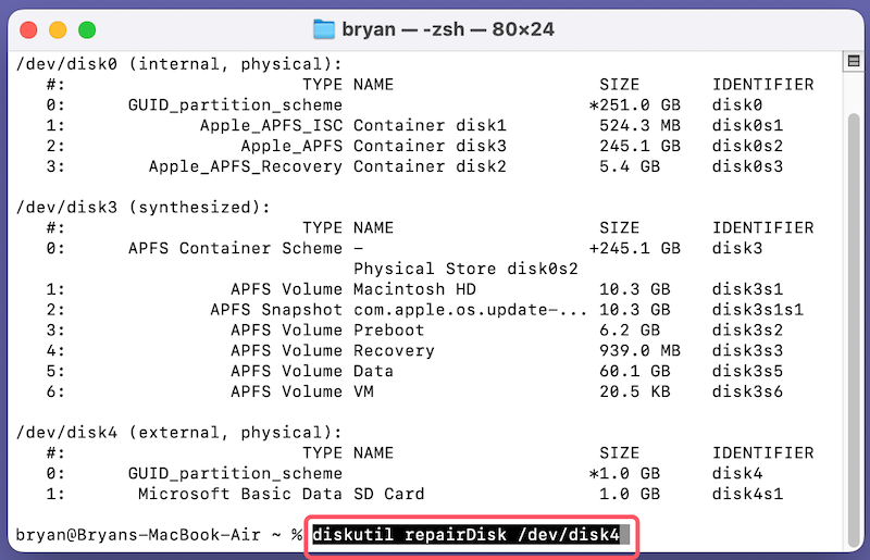 recover data from unmounted USB drive on Mac