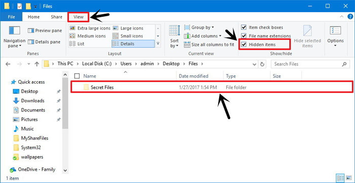 How to find show hidden files in windows 10 8 7 