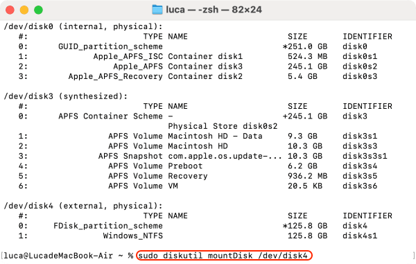 external hard drive not mounting on mac