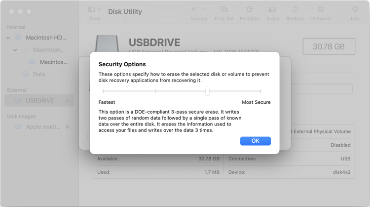 wipe hard drive on macOS Sequoia