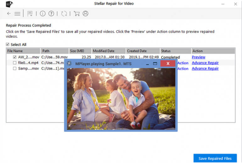 Repair Damaged Videos