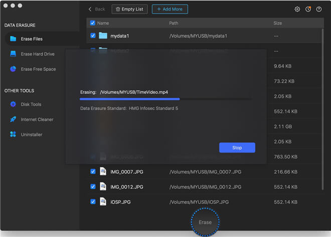 erase usb drive mac