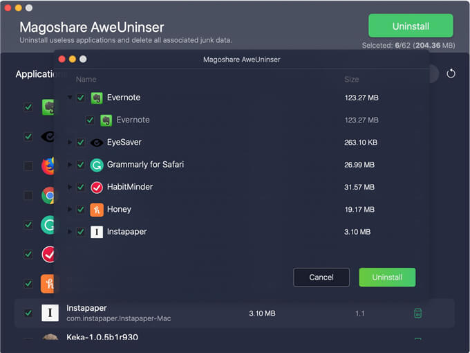Completely remove apps from mac