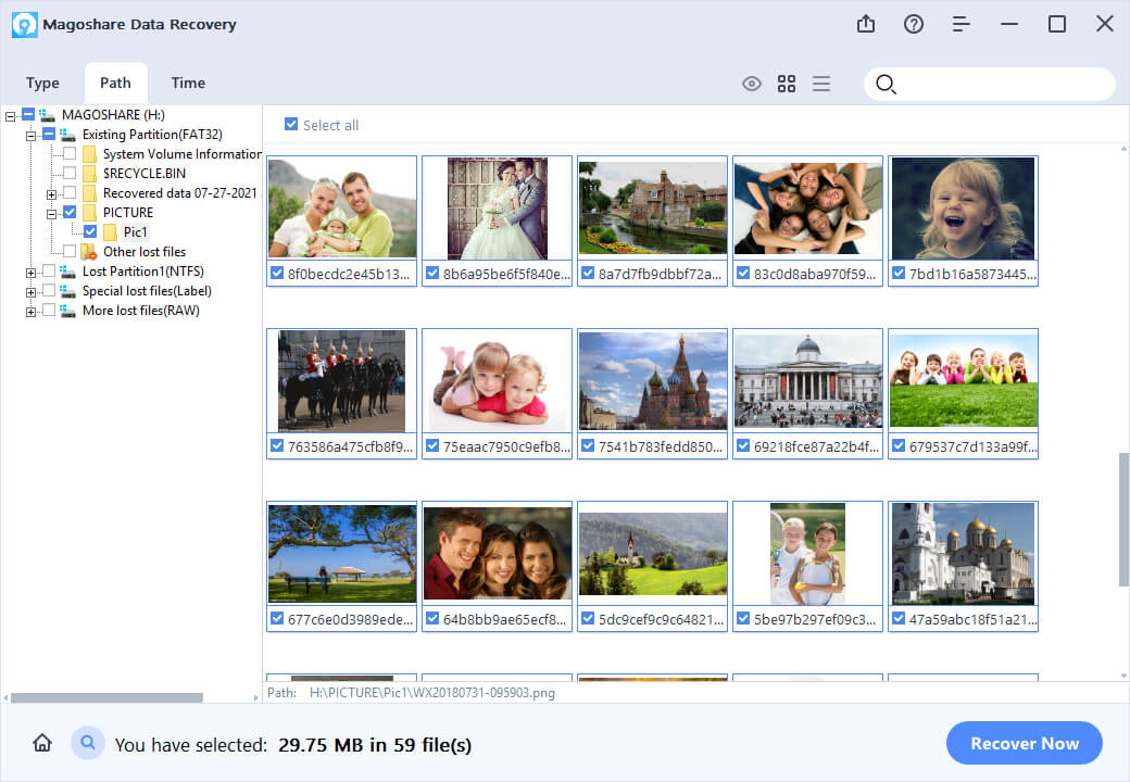 Magoshare Data Recovery screenshot Magoshare Data Recovery screenshot